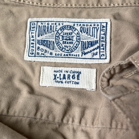 Lucky Brand Men’s Size XL Button down shirt - Picture 2 of 6